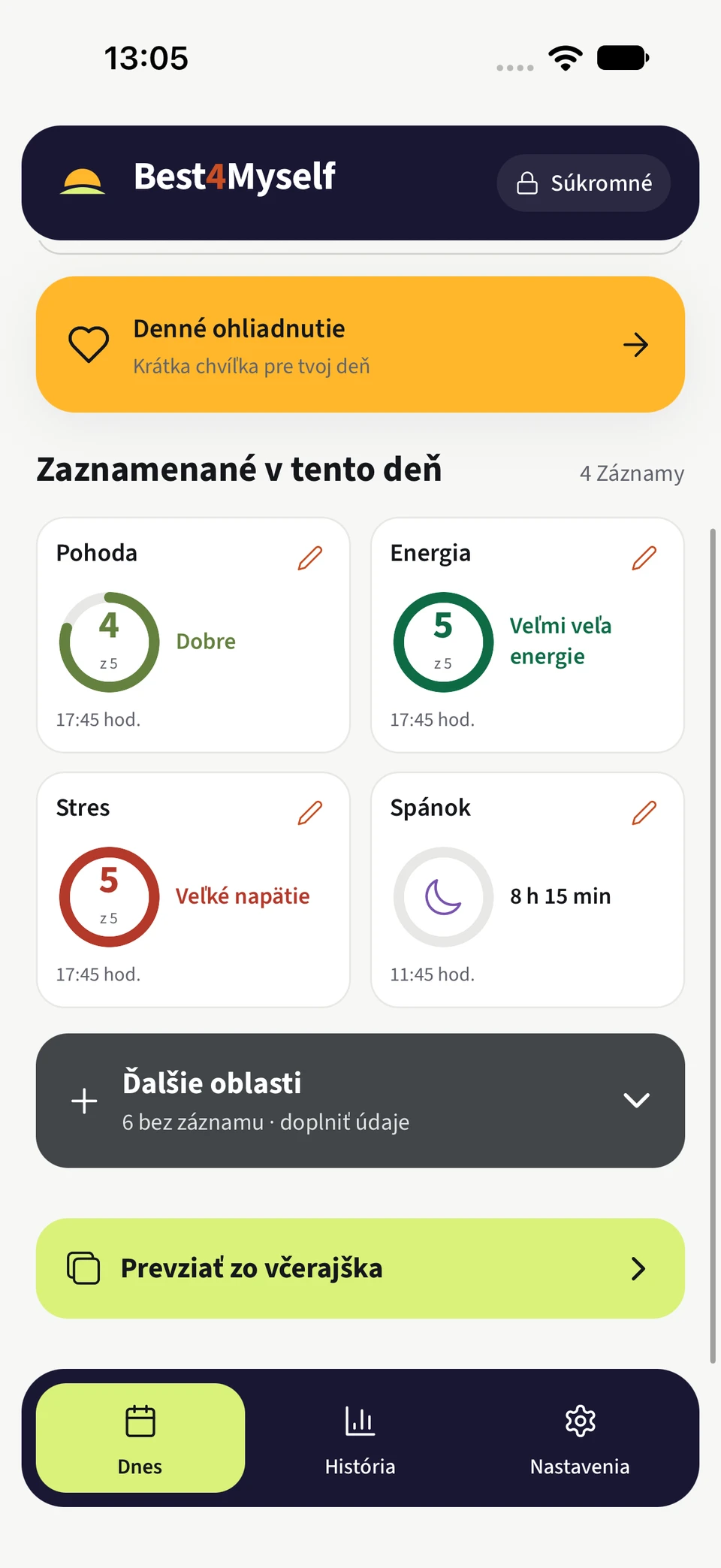 Best4Myself – Ťažkosti a pohoda pod dohľadom